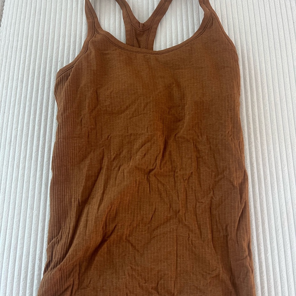 lululemon athletica Copper Ribbed Tank Top